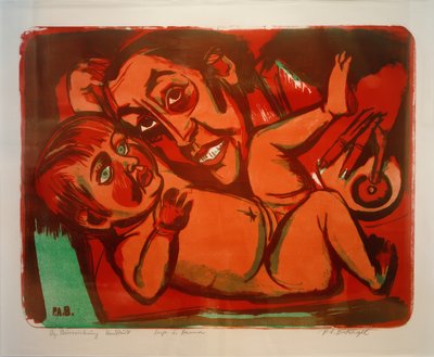Hanna és Sonya alkotó: Peter August Böckstiegel