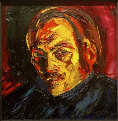 Max Tietz portréja alkotó: Peter August Böckstiegel