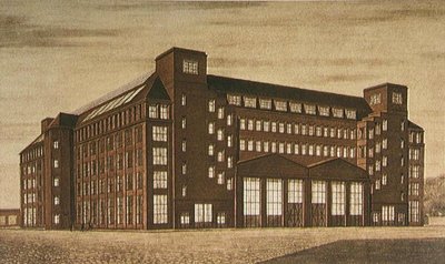 AEG magasfeszültségű gyár, Berlin alkotó: Peter Behrens