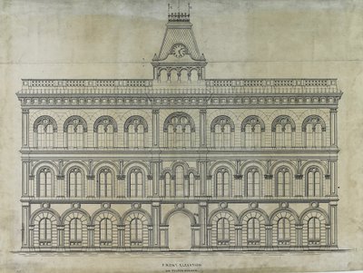 Kings County Courthouse verseny, Chicago, Illinois, Emelkedés alkotó: Peter Bonnett Wight