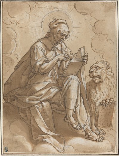 Szent Márk evangélista alkotó: Peter Candid after Heinrich Aldegrever after Georg Pencz