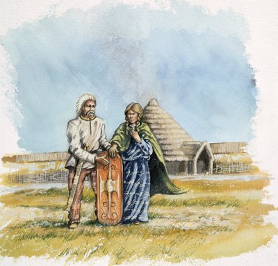 Vaskori férfi és nő, ie 400 körül, 1990-2010 alkotó: Peter Dunn