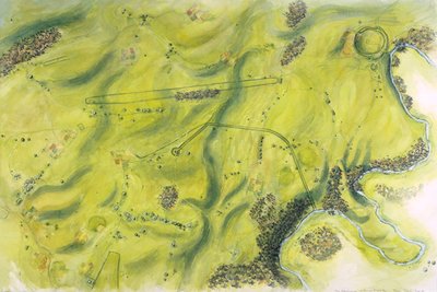 Stonehenge-i táj, Kr.e. 17. század, 1990-2010 alkotó: Peter Dunn