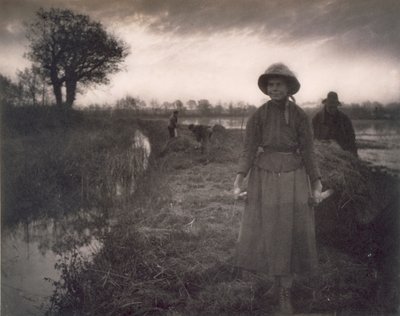 Poling the Marsh Hay, Life and Landscape on the Norfolk Broads, 1886 alkotó: Peter Emerson und Thomas Goodall