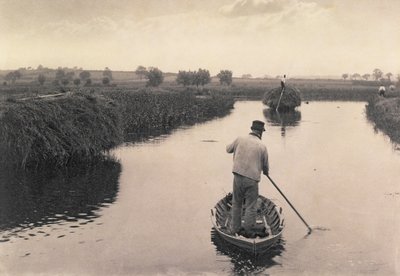 A Marsh Hay negyede, Élet és táj a Norfolk Broads-on, 1886 körül alkotó: Peter Emerson und Thomas Goodall