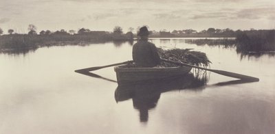 Hazai evezés, evezés, élet és táj a Norfolk Broads-on, 1886 alkotó: Peter Emerson und Thomas Goodall