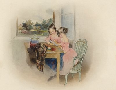 Marie és Karolina liechtensteini hercegnők alkotó: Peter Fendi