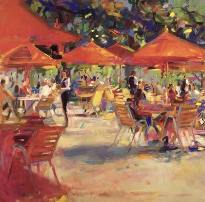 A Garden Cafe alkotó: Peter Graham (Contemporary)