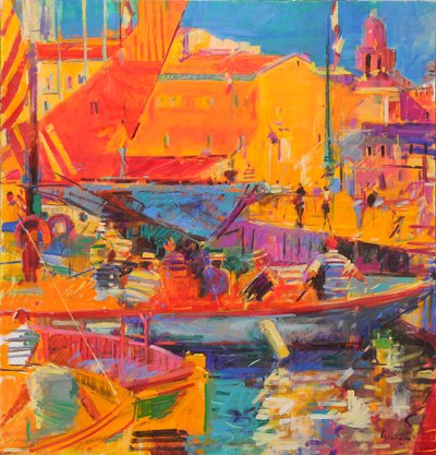 Saint Tropez 2020 májusában alkotó: Peter Graham (Contemporary)