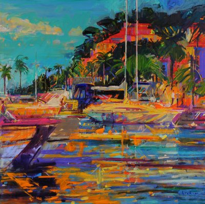 Cavalaire-sur-Mer, 2023 (olaj, vászon) alkotó: Peter Graham
