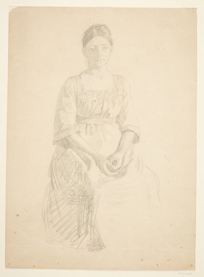 A művész felesége modellként ül Mrs. Thora Karl Madsen portréjához a Faaborgi Múzeum felavatása (1910-11) című festményhez. alkotó: Peter Hansen