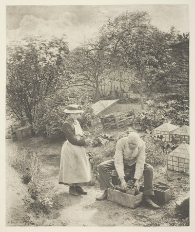 A kert vége (Suffolk) alkotó: Peter Henry Emerson