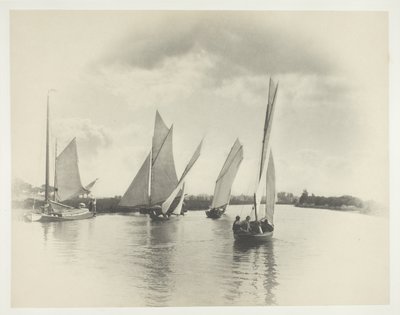 Vitorlásmérkőzés Horningben alkotó: Peter Henry Emerson