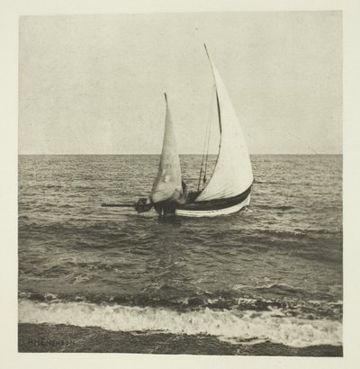 Egy Suffolk Shrimper "Elindul" alkotó: Peter Henry Emerson