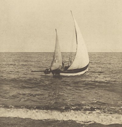 A Suffolk Shrimper "Going Off" alkotó: Peter Henry Emerson