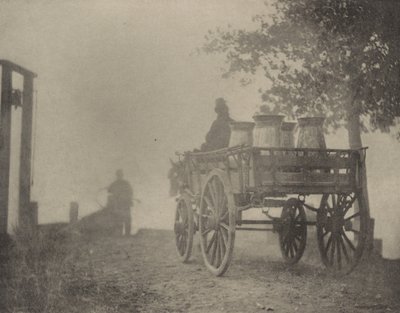 A kompnál - Ködös reggel,1890-1891, nyomtatva 1893 (fénykép) alkotó: Peter Henry Emerson
