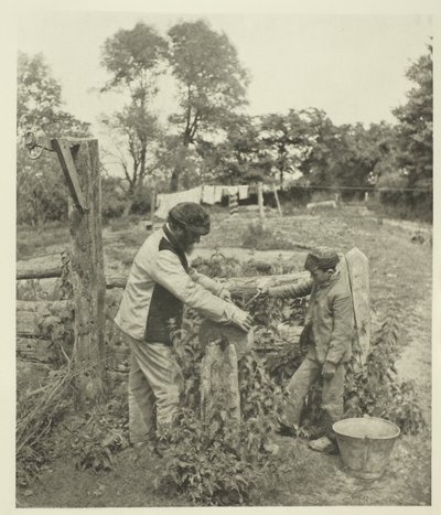 A Grindstone-A Suffolk Farmyardban alkotó: Peter Henry Emerson