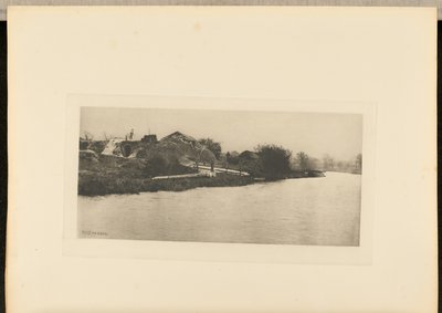 Brickfield a Bure folyón. [Norfolk.] alkotó: Peter Henry Emerson