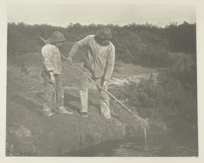 Angolnaszedés Suffolk Watersben alkotó: Peter Henry Emerson