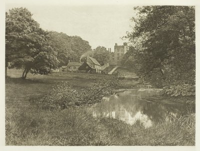 Haddon Hall és Homestead, a folyó felől alkotó: Peter Henry Emerson