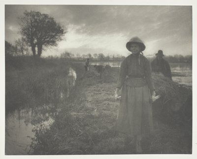 Poling a Marsh Hay alkotó: Peter Henry Emerson