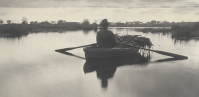 Evezés hazafelé a Schoof-Stuffon,1886 (fotó) alkotó: Peter Henry Emerson