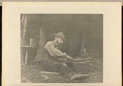 A KosárKészítő. [Norfolk.] alkotó: Peter Henry Emerson