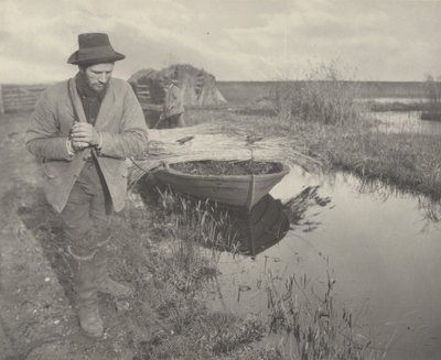 A nádas vontatása,1886 (fotó) alkotó: Peter Henry Emerson