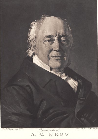 A. C. Krog alkotó: Peter Vilhelm Ilsted