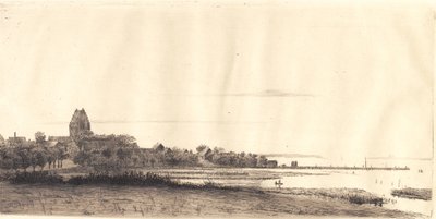 Esti táj Stubbekøbingből alkotó: Peter Vilhelm Ilsted