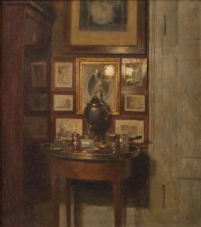 Belső szamovárral. Este alkotó: Peter Vilhelm Ilsted
