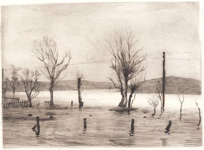 Téli táj Tyreholmban alkotó: Peter Vilhelm Ilsted