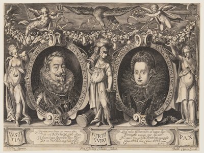 Mátyás császár és Anna császárné alkotó: Peter Isselburg