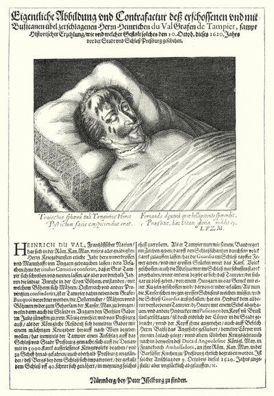 Henri du Val, Dampierre gróf teste alkotó: Peter Isselburg
