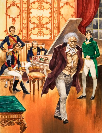 Beethoven kiviharzik a zeneszobából alkotó: Peter Jackson