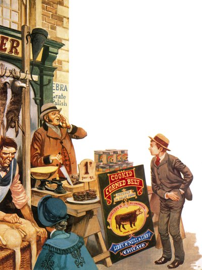 1870-ben pácolt marhahúst árultak Angliában alkotó: Peter Jackson