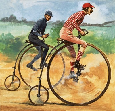 Volt egyszer... Kerékpárok az idők során. A Penny Farthing alkotó: Peter Jackson