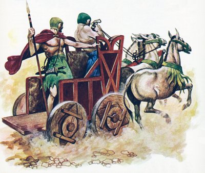 Sumér szekér (színes litho) alkotó: Peter Jackson