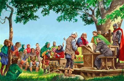 A kastély törvényei a normann időkben alkotó: Peter Jackson