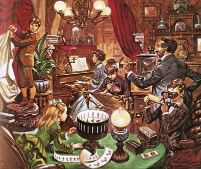 Viktoriánus család otthon alkotó: Peter Jackson