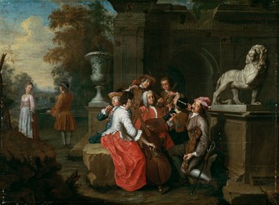 koncert a kertben alkotó: Peter Jacob Horemans