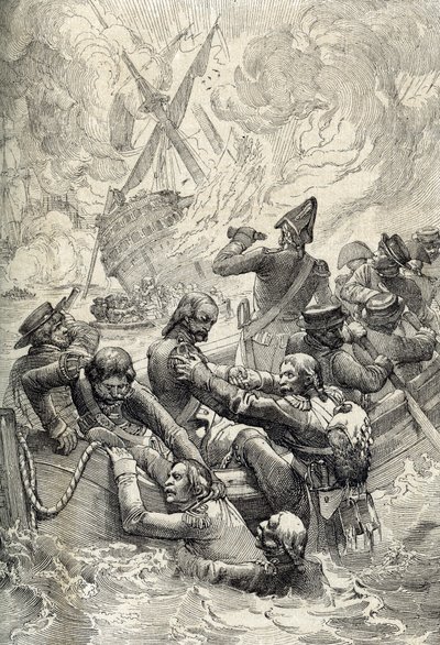 Egyiptom expedíciója: Kelet megsemmisítése a nílusi csatában (aboukir-i csata) 1798 augusztusában (aboukir-i csata: L