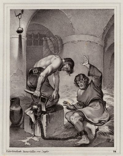 Andreas Budiats, Emerich von Lowenstein földesura szökése alkotó: Peter Johann Nepomuk Geiger