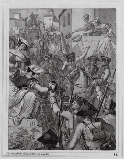 A spanyol örökösödési háború alkotó: Peter Johann Nepomuk Geiger