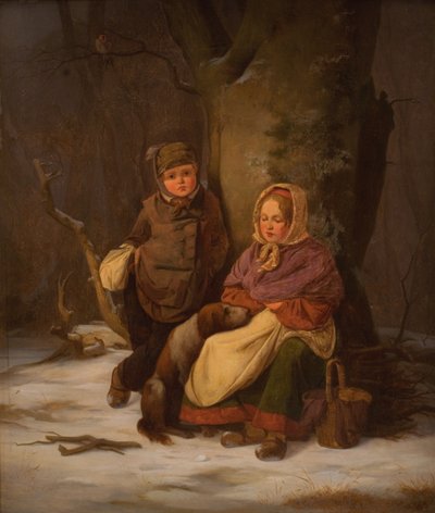 Két szegény gyerek alkotó: Peter Julius Larsen