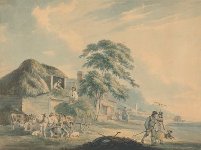 Szénakészítők alkotó: Peter La Cave