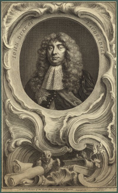 Sir John Maitland, Lauderdale hercegének portréja alkotó: Peter Lely