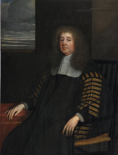 Sir Thomas Ingram, a Lancaster hercegség kancellárja (olaj, vászon) alkotó: Peter Lely