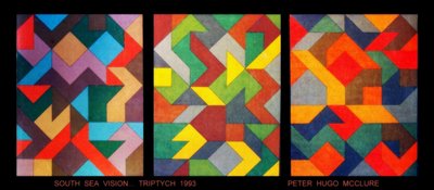 DÉLI TENGER LÁTÁS. TRIPTYCH alkotó: Peter McClure