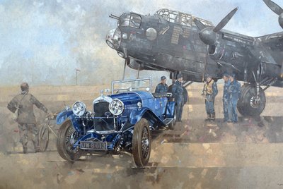 Able Mable és a Blue Lagonda (olaj, vászon) alkotó: Peter Miller
